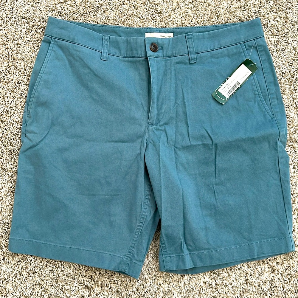 Hawker Rye Chino Short size 33x9 - Blue NWT Smoke/Pet free home